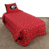 College Covers Everything Comfy Georgia Bulldogs Reversible Big Logo Soft and Colorful Comforter, Twin view 3
