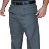 Smitty | BBS-376 | Pleated Plate Pants w/Expander Waist Band | Baseball Softball | Umpire's Choice! (Charcoal Gray, 36) view 1