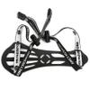 ZSHJGJR Archery Arm Guard Youth 2-Strap Arm Protector Rubber Children Arm Guard Forearm Safe Protective Gears for Shooting Hunting Practice (Black) view 4