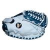 Vinci Mesh Series JCV34 Blue & White with Black Mesh 34" Fastpitch Catcher's Mitt (Left Hand Throw) view 3