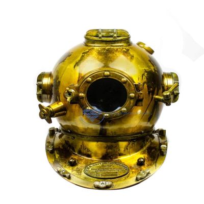 MAXNAUTICALMART Scuba Diving Diver Helmet in Antique Finish
