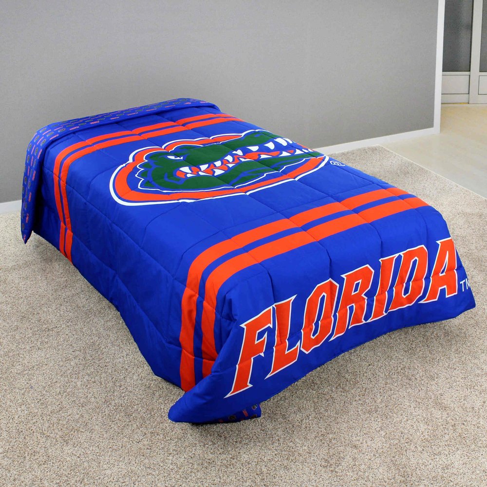 College Covers Everything Comfy Florida Gators Reversible Big Logo Soft and Colorful Comforter, Twin
