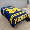 College Covers Everything Comfy Michigan Wolverines Reversible Big Logo Soft and Colorful Comforter, Queen view 2