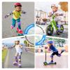 BOSONER Kids/Youth Knee Pad Elbow Pads Set for 3-15 Year, Child Protection Pads for Girls/Boys, for Sports Roller Skates, Cycling, BMX Bike, Skateboard, Inline Rollerblading, Skating, Scooter, Riding view 4