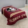 College Covers Everything Comfy Florida State Seminoles Reversible Big Logo Soft and Colorful Comforter, Queen view 1