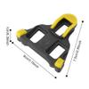 1 Pair Self Locking Pedal Cleats Set Riding Equipment Accessory Match with Mountainous Road Riding Shoes (Yellow) view 2