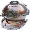 MAXNAUTICALMART Vintage Diving Divers Helmet Solid Iron & Brass 18" Antique US Navy Diving Divers Helmet view 4