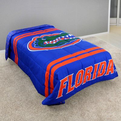 College Covers Everything Comfy Florida Gators Reversible Big Logo Soft and Colorful Comforter, Queen