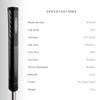 Winn NTP Black Putter Grip: Consistent No-Taper Design with Unique Pistol Profile for Light Grip Pressure. 1.10 Midsize+ Diameter for Added Stability view 3