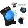 BOSONER Kids Knee Pads Set for 3-15 Year, Knee Elbow Pads and Wrist Guards for Boys/Girls, Child Protective Gear for Biking, Skating, Skateboarding, Roller Skating, Cycling, Scooter view 3