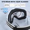findway Ski Goggles OTG - Over Glasses Snow/Snowboard Goggles for Men, Women & Youth - 100% UV Protection view 4
