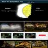 Koming Classic Night Vision Sunglasses Night Driving Glasses Anti Glare Yellow Lens Cloudy/Rainy/Foggy (Bright black, Yellow) view 4