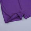 YiZYiF Child Girls' Tank Shorty Dance Gymnastics Leotards Athletic Biketard with Keyhole/Cross Back Cross Strap Purple 12-14 view 3
