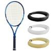 Babolat Pure Drive Tennis Racquet - Strung w Syn Gut, Black, 16g - Mid-Range Tension (4 1/2" Grip) view 1