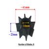 Boat Motor 19210-881-003 19210-881-A01 19210-881-A02 A03 Water Pump Impeller for Honda Outboard Motor Marine Sierra 18-3245 Engine view 2