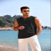 COOFANDY Men Causal Cotton Linen Beach Tank Top Sleeveless T Shirts Hippie Shirts Black view 2