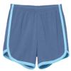 City Threads Girls Running Workout Shorts Yoga Sport Fitness Short Retro Dolphin Short Summer Lounge Gym Play Beach Park SPD Clothing, Denim Blue/Bright Light Blue Trim, 10 view 1