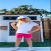 City Threads Girls Running Workout Shorts Yoga Sport Fitness Short Retro Dolphin Short Summer Lounge Gym Play Beach Park SPD Clothing, Denim Blue/Bright Light Blue Trim, 10 view 4
