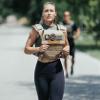 Adjustable Weighted Vest, WOD Cross Fitness, Weight Plates Carrier for Strength and Endurance Training and Running. For Men or for Women, 2 Patches Included [Tan] view 2