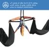 Aum Active Aerial Silks Starter Kit - Durable 9 Yards of Aerial Yoga Hammock with Hardware & Guide - Aerial Swing for Acrobatic Flying Yoga & All Levels (Aerial Rigging Point Up to 13ft) view 2