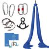 Aum Active Aerial Silks Starter Kit - Durable 9 Yards of Aerial Yoga Hammock with Hardware & Guide - Aerial Swing for Acrobatic Flying Yoga & All Levels (Aerial Rigging Point Up to 13ft) view 1