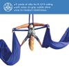 Aum Active Aerial Silks Starter Kit - Durable 9 Yards of Aerial Yoga Hammock with Hardware & Guide - Aerial Swing for Acrobatic Flying Yoga & All Levels (Aerial Rigging Point Up to 13ft) view 3