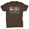 Beer Elements Funny Periodic Table Adult Humor T-Shirt for Men Women - F/Brown-4X view 1
