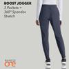 BARCO One Boost Classic Fit Scrub Jogger for Women  Steel, 3-Pocket Mid-Rise Pants w/ 360 Spandex Stretch, Moisture Wicking, Anti-Static and Quick-Shed  Large, Tall Fit view 4