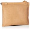 Patrick Stefan 191ABG04 Sacoche Shoulder Bag, Spring Closure, Cowhide Leather, Beige view 2