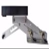 SeaLux Heavy Duty Aluminium Marine Outboard Auxiliary Boat Motor Bracket Up to 10HP-BM - spring-assisted lifting action - 1pack view 2