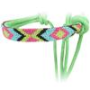 Cashel Beaded Nose Rope Halter w/9ft Lead Lime view 1
