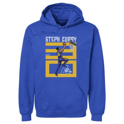 500 LEVEL Steph Curry Hoodie Sweatshirt (Hoodie, Large, Royal Blue) - Steph Curry Number Y WHT