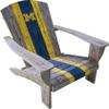 Imperial Officially Licensed NCAA Furniture: Wooden Adirondack Chair, Univ Of Michigan view 1