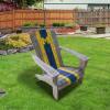 Imperial Officially Licensed NCAA Furniture: Wooden Adirondack Chair, Univ Of Michigan view 2