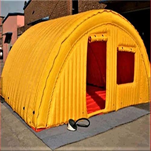 AIR Tight Inflatable Family Camping Recreation Tunnel Tent W/Pump, Ropes (15x8x6ft.)