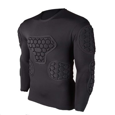Jellybro Men's Padded Football Protective Gear Set Training Suit for Soccer Basketball Paintball Rib Protector