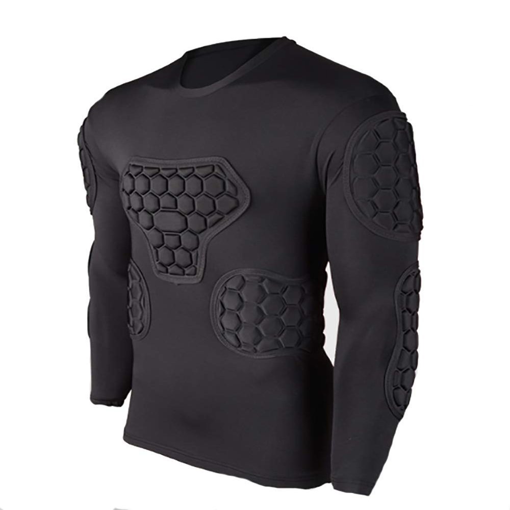 Jellybro Men's Padded Football Protective Gear Set Training Suit for Soccer Basketball Paintball Rib Protector