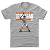 500 LEVEL Cal Ripken Jr. Shirt (Cotton, XXX-Large, Heather Gray) - Cal Ripken Iron Man WHT view 1