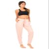 DEAR SPARKLE Jogger with Pockets for Women Drawstring Lightweight Sweats Yoga Lounge Pants + Plus Size (P7) (Peach, Large) view 4