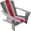 Imperial Officially Licensed NCAA Furniture: Wooden Adirondack Chair, Univ Of Nebraska view 1