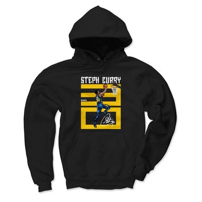 500 LEVEL Steph Curry Hoodie Sweatshirt (Hoodie, XXX-Large, Black) - Steph Curry Number Y WHT