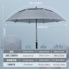 ZOMAKE Golf Umbrella Windproof, Extra Large Oversized Heavy Duty Double Canopy for Rain, Sports Games & Push Cart(68inch,Grey) view 2