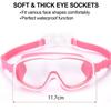 2 Pack Kids Swim Goggles, Swimming Glasses for Children from 3 to 15 Years Old view 2