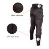 Jellybro Mens Padded Compression Pants Football Girdles Athletic Leggings for Soccer Basketball Paintball Hockey Black view 4