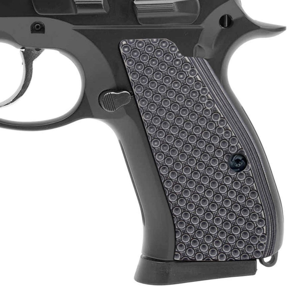 Guuun CZ 75 Compact Grips OPS Golf Dimple Texture Thin CZ P-01 G10 Grips