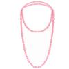 1920s Retro Faux Pearls Pink Beads Cluster Long Pearl Necklace 58" for Women Jewelry view 1