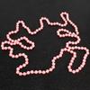 1920s Retro Faux Pearls Pink Beads Cluster Long Pearl Necklace 58" for Women Jewelry view 2