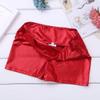 CHICTRY Big Girls Junior Stretch Shiny Metallic Boy-Cut Shorts for Gymnastics Dance Sports or Swimming (High Waisted Red, 13-14) view 3