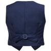 Visaccy Vest for Boys Suit Tuxedo Dress Vests for Wedding Outfit Navy Blue Size 14 view 2
