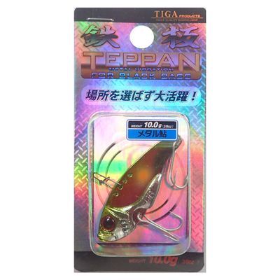Shares SOLFIESTA TEPPAN Vibe Lure, 0.4 oz (10 g), Metal Sweetfish